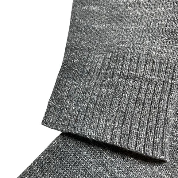 Eileen Fisher Gray Cardigan Sweater Open Front Size Medium - Picture 4 of 6